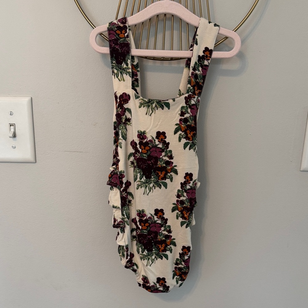 Floral Print Sleeveless romper